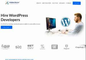 Hire WordPress Developers & Programmers - Looking for wordpress developers. Hire dedicated WordPress developers & programmers from Hidden Brains. WordPress developers for hire can develop custom wordpress plugins, themes and more.