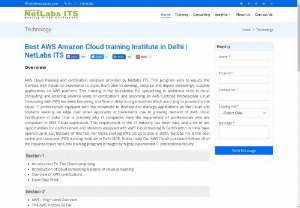AWS Training in Delhi - Amazon web service in Delhi,  NetlabsITS is one of the best AWS Training and Certification Institute in Delhi which give the best Training with live projects,  Get the best AWS Training in Delhi and enhance your career with NetlabsITS