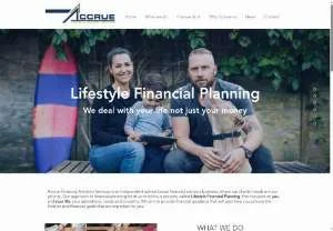 Screenshot of Accrue Financial Advisory Services