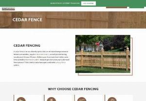 Cedar Semi Private Fence - Cedar semi-private fence: Northwest Cedar Products one of the best seller of Cedar semiprivate fence panel, board. Choose your favorite.

