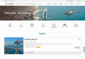 Dubai Helicopter - Dubai Helicopter Tours - Featuring Dubai Creek, Port Rashid, Burj Al Arab Hotel, the World Islands, Jumeirah Palm, Dubai Marina and Business bay, Burj Khalifa, Atlantis, etc.