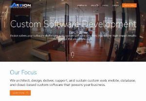 Custom Software Development Company Dallas | Aezion Inc. - Aezion Inc. Professional Custom Software Development Company providing software services in Dallas,  Fort Worth and Texas to serving clients in the USA We consciously commit,  act for better results.