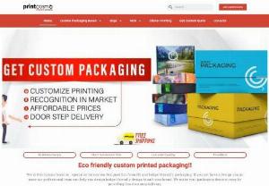 Custom Packaging Boxes - Get custom printed packaging boxes with free door step delivery at lowest prices.