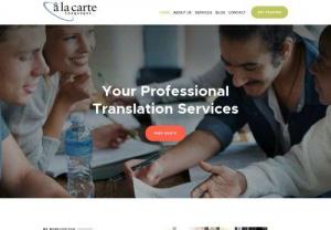 Legal Translations - A la Carte Translations always employs sworn and court-certified translators who are native speakers and whose skill and experience reflect in each translator's final product.