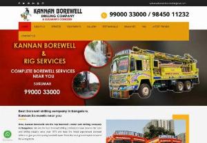 Borewell services - Kannan Borewells assure 100% customer satisfaction by providing great borewell drilling service. We are one of the top-grade borewell drilling contractors in Bangalore. Visit our site for more details about our services.