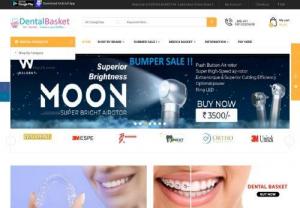 Best dental products sale in India - Dental Basket - 'Multi logo Dental Retail keep' is nurtured by group of pinnacle expert' from Dental fraternity and records technology. We've the first-rate insight of dental product advertising,  consumer satisfaction,  after sale service,  comments implementation,  demand and deliver method,  stock management,  on-line communique,  and logistics and so forth. We invite all type of customers here -Dentists,  Clinics,  Lab Technicians. For more info visit to our website