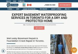 Basement Waterproofing Toronto - MT Drains & Plumbing we are a licensed and insured waterproofing company in Toronto. We offer free on-site estimates.