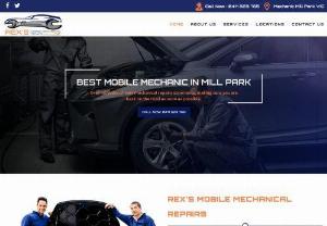 Rex's Mobile Mechanical Repairs - Established in 1996,  Rex's Mobile Mechanical Repairs is a family owned and operated business in Melbourne. With more than 40 years of experience,  we are one of the most renowned mobile mechanics offering quality car repairs,  car service,  log book service and brake service at the most competitive rates. Our Services: We offer Log book servicing,  Electronic tuning,  ECU (computer) diagnostic scanning,  Brake and Clutch repairs,  Minor electrical repairs,  Starter motor and Alternator replacem