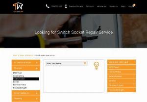 Switch Socket Repair Service | Electrician Services in Jaipur - Toolsonwheel - Electrical service like socket repair and switch replacement is provided by Toolsonwheel. If you are looking for switch or socket repair services in Jaipur take service from our expert technicians now.