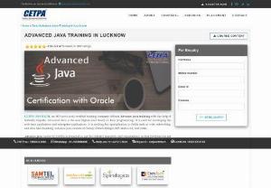 Advance Java Training in Lucknow - CETPA Infotech provides the best Advance Java training course to all graduates and professionals with 100% placement assistance in Lucknow. Our course content in Advance Java is based on 2/3/4/6/weeks/months basis which helps engineering students to get Industrial knowledge from basic to advanced level in our center. Interested students can visit for free demo classes in Lucknow center of CETPA for Advance Java as well in other latest technologies.
