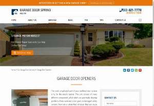 Garage Door Spring Austin - Garage Door Spring Austin is fast, meticulous and courteous! The company is known for its skills in Texas and has solutions for all problems. It offers excellent routine service, opener replacement and emergency repair. Phone no: 512-621-7778