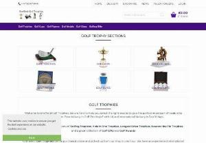 Golf Trophies & Medals - Top quality golf trophies medals figures and awards in gold silver bronze crystal porcelain and resin