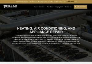 Pillar, Heating Air Appliance Repair - We provide repair services for all brands and types of heating,  cooling equipment and household appliances. Pillar offers many maintenance services also to care of your equipment,  not only to protect your investment,  but adding to the length of life and efficiency of your equipment. Call us today! || Address: 1524 E Haycraft Ave,  Coeur d'Alene,  ID 83815,  USA || Phone: 208-964-6350 ||