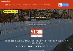 Fence Company Dutchess - SJB Fence & Railings Inc. Has been serving the HudsonValley,  NY since 1997 (Dutchess,  Putnam and Ulster Counties). The company has been built on referrals from satisfied customers and strives to give the customer professional service all at a reasonable price. SJB offers the installation of a wide variety of fences and railings including: picket,  ornamental,  wood,  aluminum,  pool enclosure fence,  custom fence and more,  and can customize each job to your specific needs and budget.