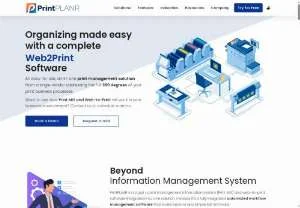 Screenshot of Print Management Solutions - PrintPLANR