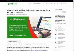 Multiple Intuit QuickBooks Versions for Single PC - QuickBooks accounting software of different version can be installed in the same PC. If you follow the basic set of rule or guideline of QuickBooks software, you can get install & run the single machine at the same time. Pro and Premier edition of QuickBooks belongs to the same version could not be install and run on the same machine as both use same folders. However, this rule is not applicable on QuickBooks Enterprise. 