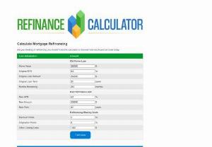 Mortgage Refinance Calculator: Home Loan Refinancing Mortgage Rates - Figure