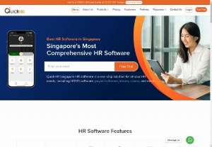 HR Software - QuickHR is here to make your lives easier as the cheapest HR software in Singapore! What are you waiting for? Improve your productivity today at just $5 per employee!
