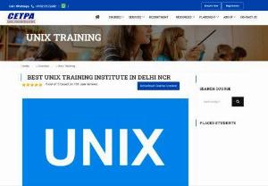 UNIX Training in NOIDA | Delhi | Roorkee | Dehradun | Lucknow - Join CETPA training company and take UNIX Training in Noida,Delhi, Roorkee, Dehradun, Lucknow and hook an affluent to handout your prospective a new custody.Cetpa is one of the most credible UNIX training institutes in Noida offering hands on practical knowledge.