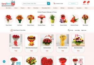 Online Flower Delivery in Pune - If you're searching of a best online florist who can provide online flower delivery in Pune at best price then SendBestGift is one of the top most online florist in Pune who can fulfil your wish. You can now wish to someone for any occasion any time.