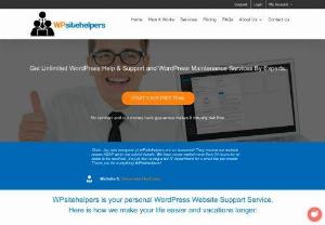 WPsitehelpers - WPsitehelpers was formed in 2015 as a WordPress support company. Our goal is to provide affordable,  professional,  WordPress support services to webmasters and website owners by skilled WordPress technicians. WPsitehelpers is based in the USA near Phoenix,  Arizona and continues to grow it's team of skilled technicians from around the world.