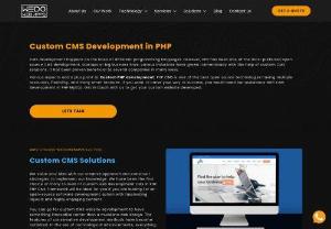 Custom CMS Solutions - Custom CMS Development in php using MySQL and Zend Framework. Do you need a Custom CMS Solutions for your website? Our skilled CMS consultants should be able to help you. Our experienced development team specializes in complex, custom content management system (CMS) development.
