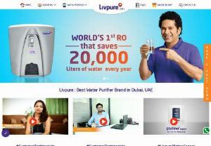 Livpure - Best Water Purifier | Water Filter Dubai, Sharjah, UAE - Livpure is the Best Water Purifier Brand in Dubai, Sharjah, UAE. Buy the world no1 RO water purification systems at best price for home & commercial use for drinking pure water. Book a Free Demo Now!
