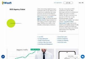 SEO Agency in Dubai - If you want your business to reach to a wider and relevant audience, there's no better way than to build on the head start of appearing ahead of your competition in any search engine. As they say, nobody bothers to go beyond the first couple of pages in any search engine, so your business should be where eyeballs fall.