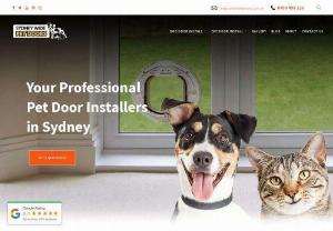 Sydney Wide Pet Doors - At Sydney Wide Pet Doors we go above and beyond the rest. ​ We can Supply,  Install and show you how to train your dog or cat to use our pet doors. Your cat or dog is your best friend and part of your family. Your home is not just your home but their home also. Now you can help your pet to freely have access indoors and outdoors. Our business has been specialising in installations of pet doors for over 10 years. Sydney Wide Pet Doors can basically install any pet door into any area. We