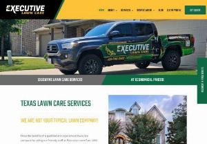 Executive Lawn Care - Executive Lawn Care is a lawn care service company in Frisco,  TX providing lawn maintenance,  shrub trimming,  flower bed maintenance and much more.