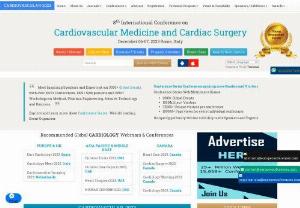4th International Conference on Cardiovascular Medicine and Cardiac Surgery - Conference Series llc LTD invites you to attend 4th International Conference on Cardiovascular Medicine and Cardiac Surgery is going to be held during July 22-23,  2019 at London,  UK. Cardiovascular 2019 emphasizes:  Cardiovascular Medicine  Cardiac Surgery  Arrhythmias  Molecular Cardiology  Hypertension  Cardiovascular Engineering (CVE)  Pediatric Cardiology  Cardiac Diagnostic Test  Heart Failure  Percutaneous Cardiovascular Interventions  Devices / CRT / ICD / Surgery