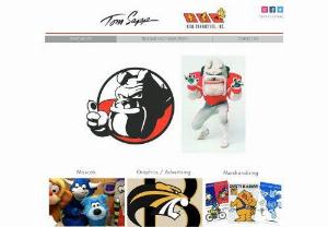 Tom Sapp - Real Characters, Inc. - Tom Sapp's characters are among the most iconic in North America. He offers mascot creation and character marketing support, as well as logo development and brand promotion for sports teams, corporations and organizations.