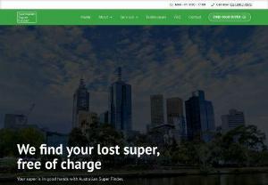 Australian Super Finder - Australian Super Finder specializes in Finding Lost super since 1992. In order to get started simply click Book Now Button on Facebook page and fill out your info and one of our friendly team member will be in touch. Alternatively feel free to call us on 1800861420
