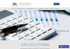 ATD Solutions LLC - Attention To Detail Bookkeeping and QuickBooks Training and Clean Up Services. Decades of Detailed Oriented Services in Michigan, Kentucky, and Florida.