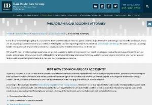Car Accident Attorney Philadelphia - At Dan Doyle Law Group,  an experienced Philadelphia Car Accident Attorney Daniel S. Doyle will help to recover from your injuries.