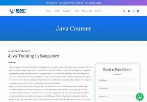 JAVA Training in Marathahalli - Are you looking for best Java Training Institutes in Bangalore? MNP Technologies is one of the good Java Training Institutes in Bangalore which provides the placement into top major MNC companies. Join now!