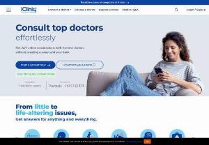 Online Doctor Consultation Platform - Icliniq - Online Doctor Consultation Platform. Ask a doctor online or consult on phone,  HD video & live chat. Upload your medical reports and share your health issues with our doctors online. Every health issue is answered by expert MDs.