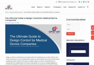 Importance and Regulatory aspects of Design Control - As per FDA data,  the significant portion at about 44 % of the recalls of medical devices is due to lack of the adequate Design Controls.