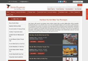 Kumbh Mela Tour Packages 2021 - Confirm your Kumbh Mela tour packages for Kumbh Mela 2021 Haridwar,  State Express offering the amazing Kumbh Mela 2021 Haridwar Tour Packages to take the spiritual benefits.