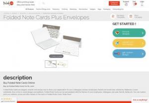 Buy Folded Note Cards Online - Buy Folded Note Cards Online