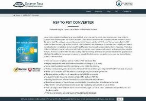 Export Notes to Outlook using NSF to PST Converter tool - NSF to PST Converter tool help users to export Notes to Outlook. Free Download NSF to PST Converter tool to migrate and convert NSF file to PST file swiftly.