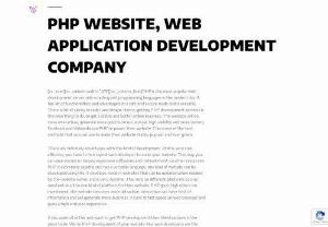 PHP website, web application development Company in Houston - Webtractions #1 PHP website, Web application development company in Houston that offers elite PHP development services.