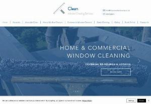 Clean Window Cleaning - We aim to offer an exceptional window cleaning service at affordable prices all through Edinburgh & the Lothian's, experienced in both traditional & water fed pole work we have an options for every customer.