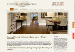 Sunshine Hardwood Flooring - Sunshine Hardwood Flooring offers exceptional hardwood floor and stair installation, restoration, and maintenance services in the Boise area. Our team of reliable, experienced craftsmen are experts at working with all types of wood, subflooring, stains, and finishes, and use the industry's best techniques to implement the most-cost effective solutions for every wood flooring project. 