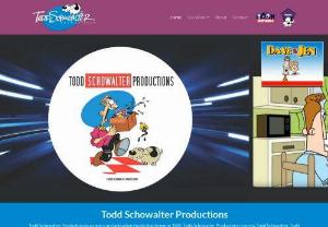 Todd Schowalter productions - Studio Todd is your source for custom animation, custom comics, custom cartoon characters, personalized humour illustration and much more. Whether it's custom animation for your website, a custom comic strip or a custom cartoon trademark logo for your business, Studio Todd is your source. Todd's work has appeared on television and in newspapers, magazines, books, advertisements, and on greeting cards worldwide.