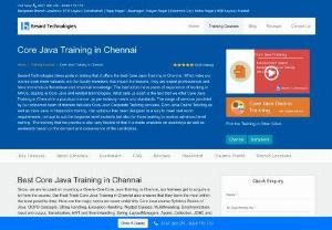 Java training in chennai - Besant technologies Offers Best Java Training in Chennai are taught by Java Certified Professionals. Our Java Training focused on Job Oriented with full of Practical Sessions rather than boring theory. Our Java Syllabus designed by Java experts which will Suitable for Students,  freshers and Working Professionals. Get Hands-on training on Basic & Advance level Concepts like Core Java,  J2EE,  Spring,  Struts and Hibernate. Enroll and get started your dream Java Developer Career in the IT industr