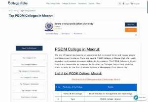 Get 100% Campus Placement Start Your Career With Top PGDM Colleges In Meerut - Start your career with reliable college which are 100% campus placement. Choose your favorite location,  your favorite college fees,  registration,  admission notification and Scholarship