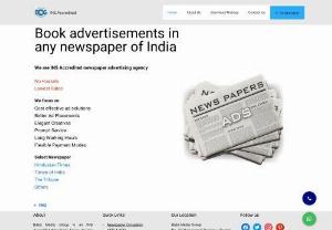 Book Newspaper Ads Online at Low Price | Baba Media Group - We are one of the leading Advertising agency for the client's advertising needs which includes Digital, Outdoor, Radio, TV, and Transit and Newspaper Advertisement.