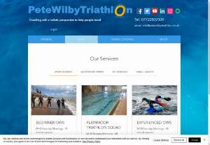 PeteWilbyTriathlOn - PeteWilbyTriathlOn is a professional coaching service designed to have something for everyone, based in Teignmouth, Devon.

Pete coaches the triathlon disciplines and open water swimming.  Pete will take on non swimmers to teach and improve front crawl with open water swimming in mind.