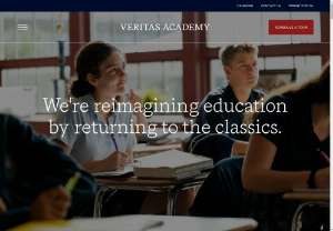 Veritas Academy - Veritas Academy is a K-12 classical Christian school founded in 1996 to serve the community of Lancaster, Pennsylvania. The academy offers a rigorous curriculum that includes a thorough commitment to the seven great liberal arts--the skills that are meant to prepare people to fully participate in a free society. The structure of Veritas' curriculum produces students who know the facts, think clearly and critically, and communicate effectively. Its mission is to cultivate loving, serving, thinkin